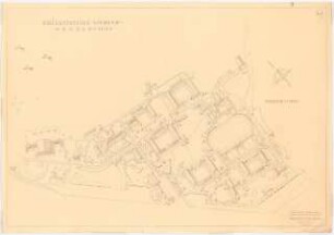 Gartenanlage Kriegsschule, Werder: Axonometrie 1:1000