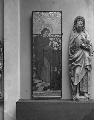 Der Evangelist Johannes mit Stifter