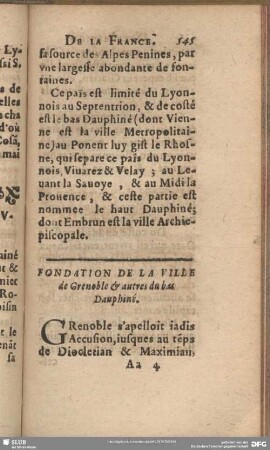 Fondation De La Ville de Grenoble & autres du bas Dauphiné