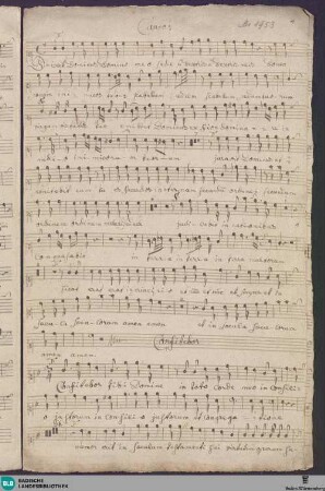 Vespers - Don Mus.Ms. 1953 : V (4), orch, org; C