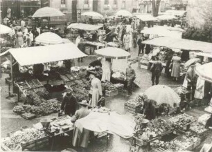 Blick auf den Marktplatz. Detmold