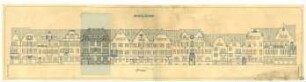 Fassaden-Gestaltung um das Rathaus der Gemeinde Benrath.