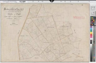 Dülmen (Dülmen), Zusammenlegeung Welte, Bl. 1 Brouillonkarte I