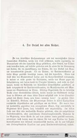 4. Der Verfall des alten Reiches