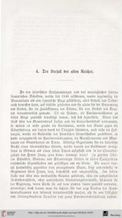 4. Der Verfall des alten Reiches