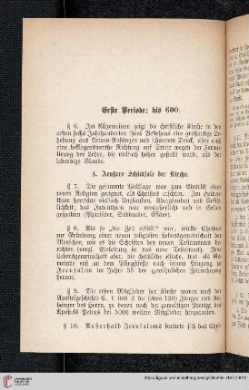 Erste Periode: bis 600
