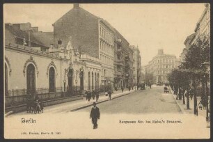 Ansichtskarte "Bergmannstraße bei Habel's Brauerei" [2/2]