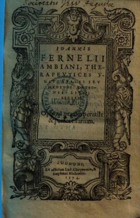 Therapeutices universalis seu medendi rationis libri septem