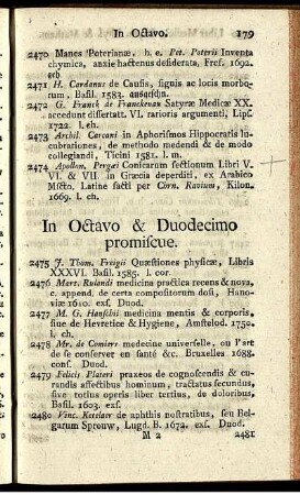 In Octavo & Duodecimo promiscue.