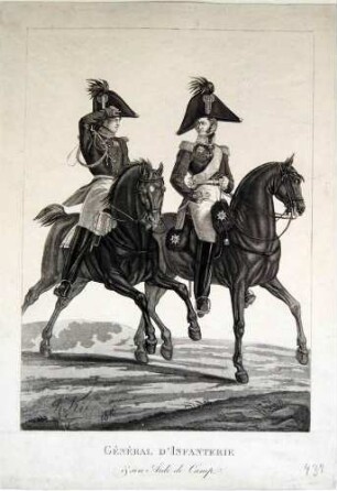 General der Infanterie und sein Adjutant