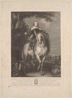 Bildnis Moncada, Francisco di (1586-1635), General, Diplomat, Schriftsteller [zu Pferde]