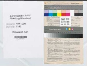 Entnazifizierung Karl Krewinkel, geb. 22.07.1887 (Postinspektor)