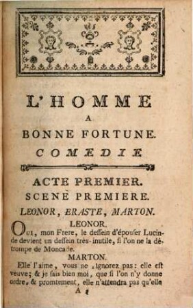L' Homme à bonne Fortune