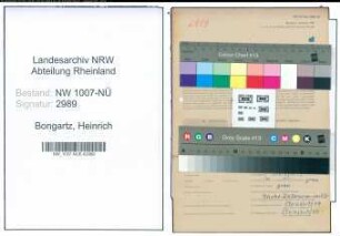 Entnazifizierung Heinrich Bongartz , geb. 30.09.1895 (Arbeiter)