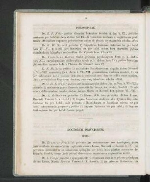 Doctorum Privatorum.