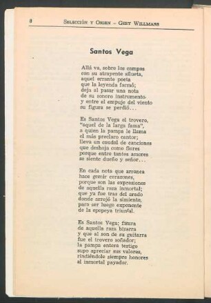 Santos Vega
