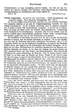271-272, Ludwig Gumplowicz, Grunriß der Soziologie, 1905