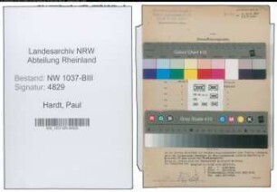 Entnazifizierung Paul Hardt , geb. 12.04.1898 (Versich.Angestellter)