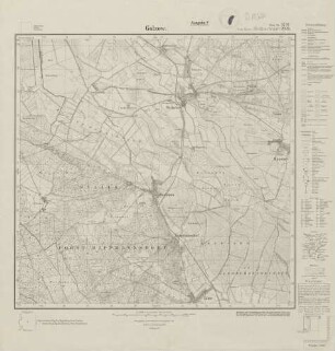 3741 (alte Nr.: 2038) Golzow, Meßtischblatt (4cm - Karte)