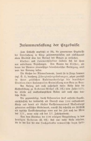 Zusammenfassung der Ergebnisse