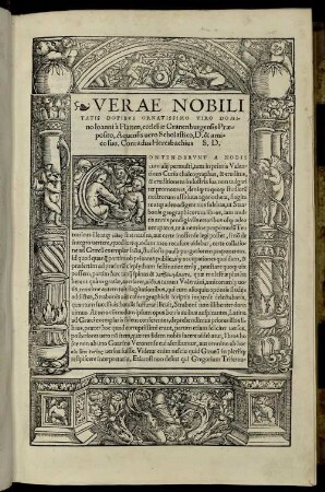 Verae Nobilitatis Dotibus Ornatissimo Viro Domino Ioanni a Flatten [..]