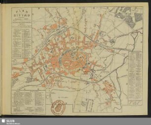 Plan von Zittau