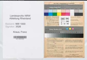 Entnazifizierung Franz Kraus, geb. 09.07.1903 (Polizeibeamter)