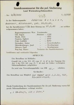 Schuler, Johannes