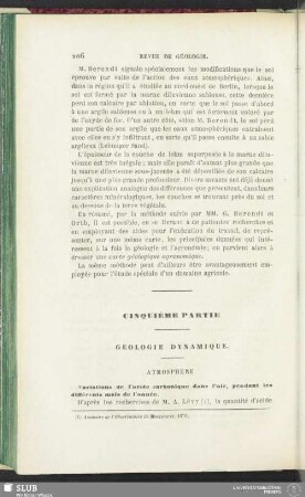 Cinquième partie