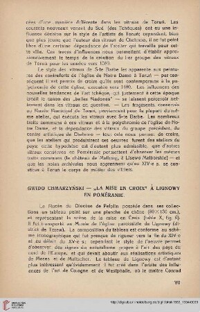 R. 2: "La mise en Croix" à Lignowy en Poméranie