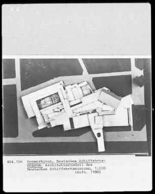 Modell des Deutschen Schiffahrtsmuseums
