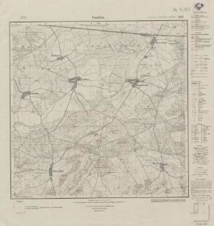 3441 (alte Nr.: 1832) Garlitz, (4cm - Karte) Meßtischblatt
