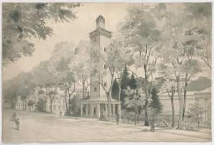 Thiersch, Friedrich von; Wiesbaden; Kurhaus - Perspektive