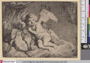 [Liegender Amor; Cupid Resting; L'Amour couché]