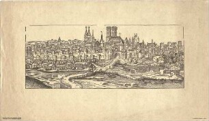 Gärtner Schule; München; Stadt München - München im Jahr 1493 (Ansicht)