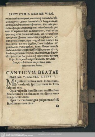 XII. Magnificat anima mea Dominum