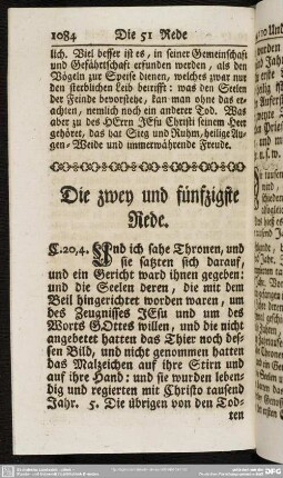 Die zwey und fünfzigste Rede
