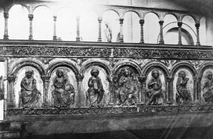 Halberstadt, ehem. Kollegiatstiftskirche Beatae Mariae Virginis, Liebfrauenkirche, nördl. Chorschranke