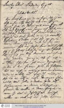 Brief vom 06.09.1908