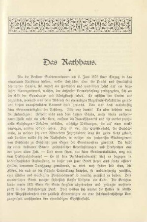 Das Rathhaus