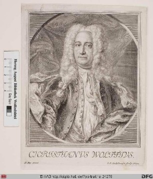 Bildnis Christian Wolff (1745 Frhr. von)