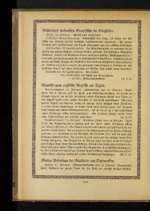 Gescheiterte italienische Gegenstöße im Görzischen.