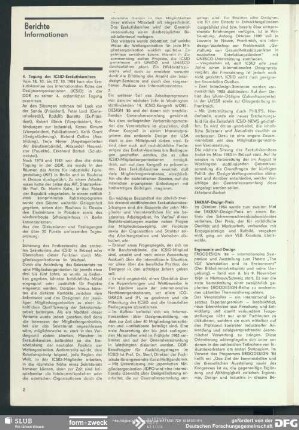 TAKRAF-Design-Preis : Berichte Informationen