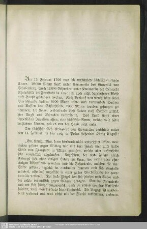 [Unmittelbare Folgen der Schlacht von Fraustadt]
