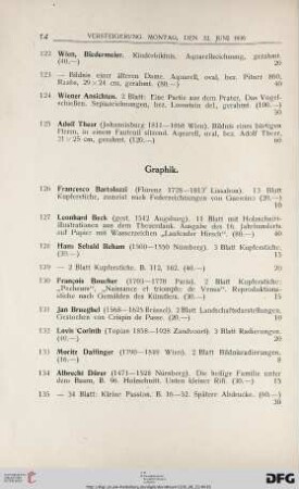 Graphik (Nr. 126-171)