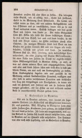 184-198, 6. Aufenthalt in Bombay