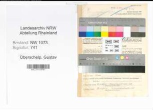 Entnazifizierung Gustav Oberschelp , geb. 05.04.1894 (Lehrer)