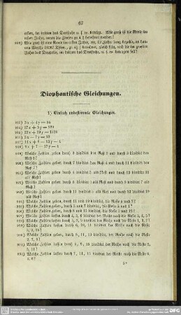 Diophantische Gleichungen