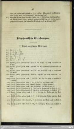 Diophantische Gleichungen