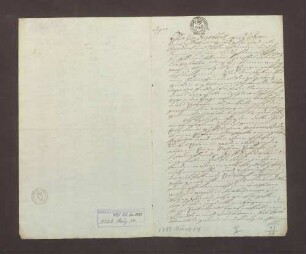 Erbbestandsbrief über das zur Pflege Schönau gehörige große Münch- und Teidinger Hofgut zu Edingen.